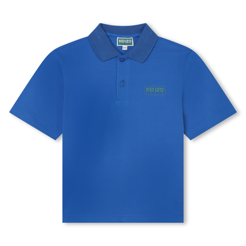 Logo short-sleeved polo KENZO KIDS 
                    BOY