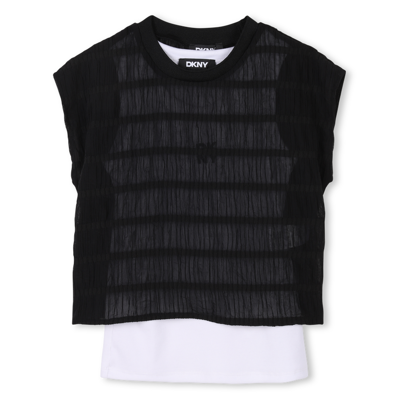 2-in-1 party T-shirt DKNY 
                    GIRL