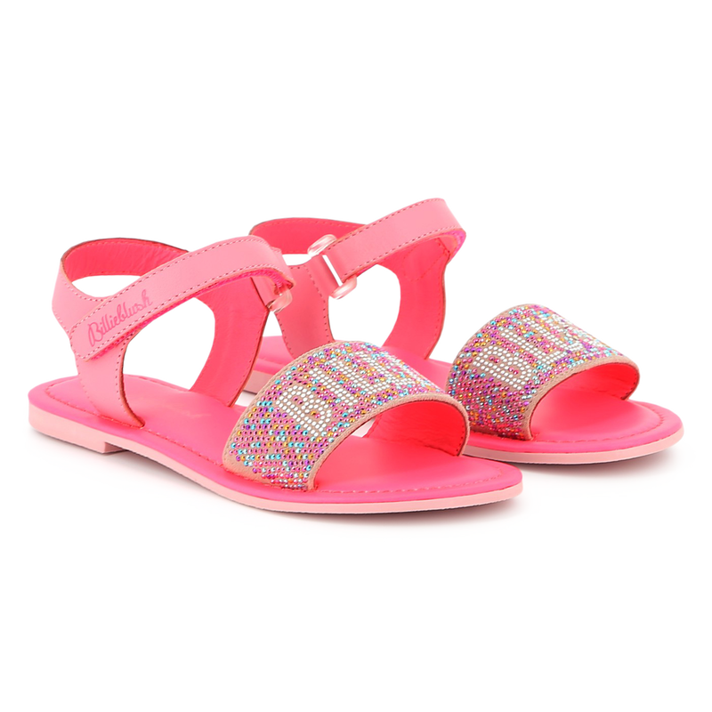Leather Velcro sandals BILLIEBLUSH 
                    GIRL