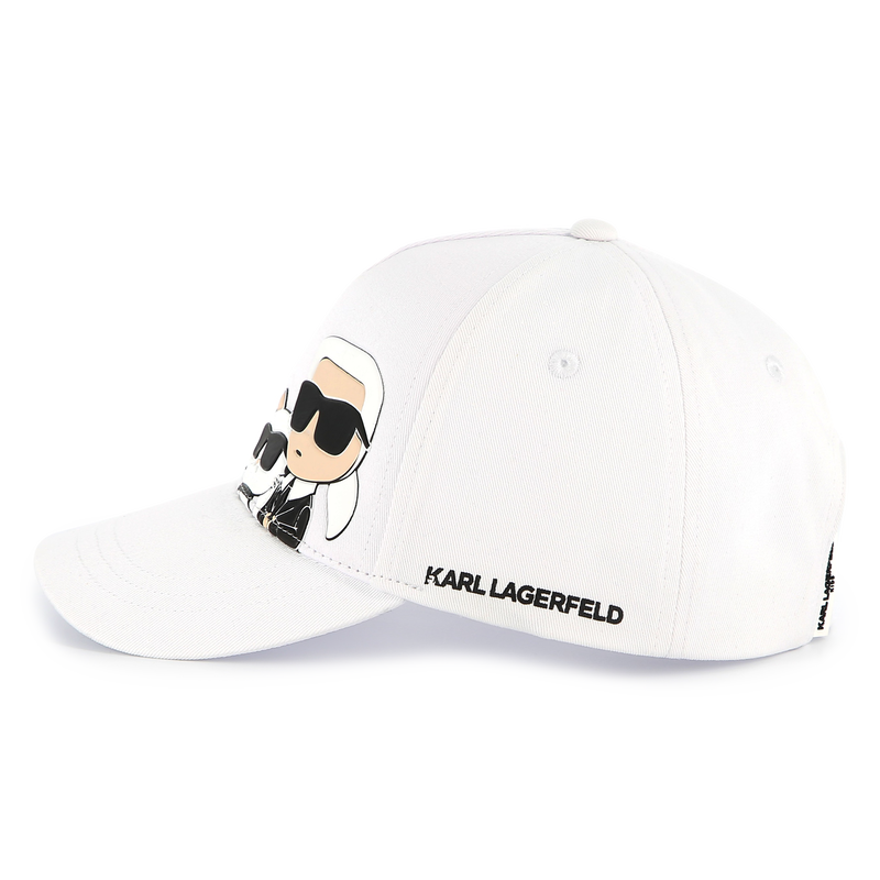 Adjustable printed cap KARL LAGERFELD KIDS 
                    GIRL