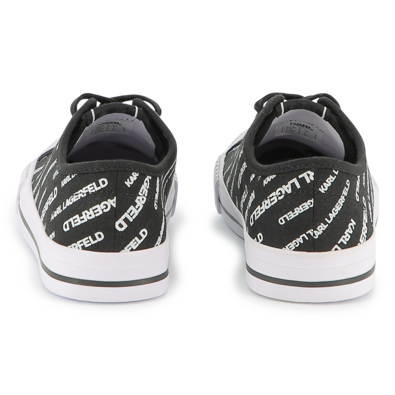 Logo print lace-up sneakers KARL LAGERFELD KIDS 
                    BOY