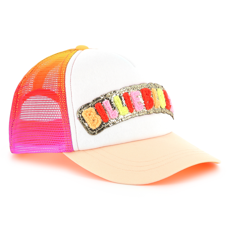 Cap with terry-cloth badge BILLIEBLUSH 
                    GIRL