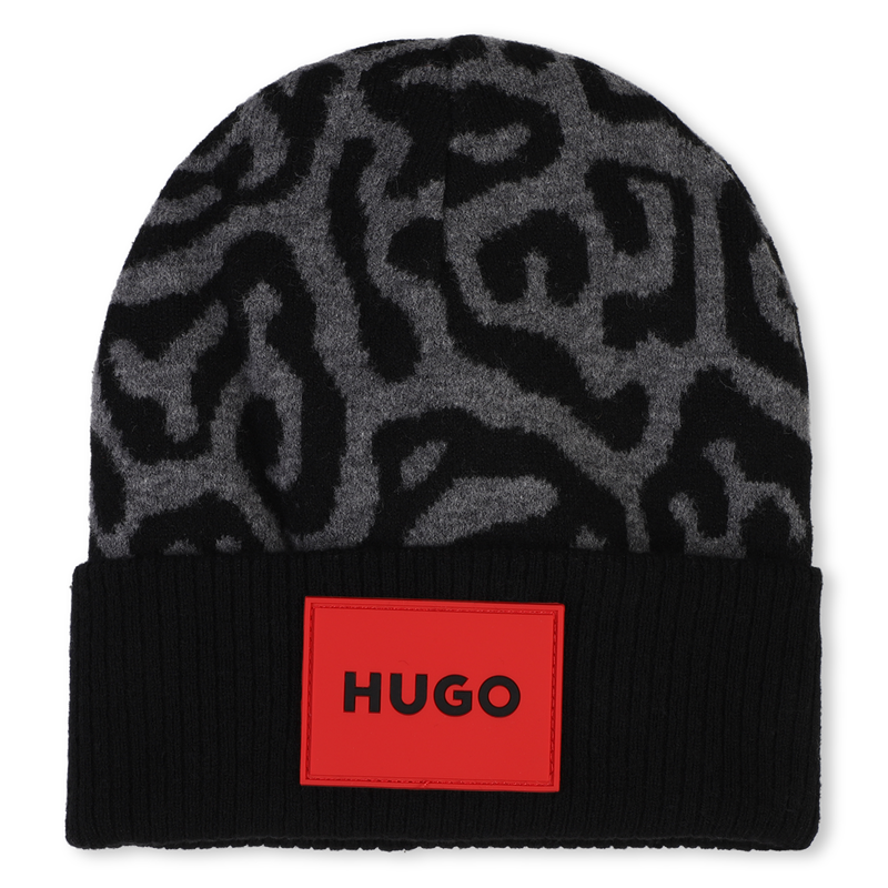 Jacquard Knit Hat HUGO 
                    GIRL