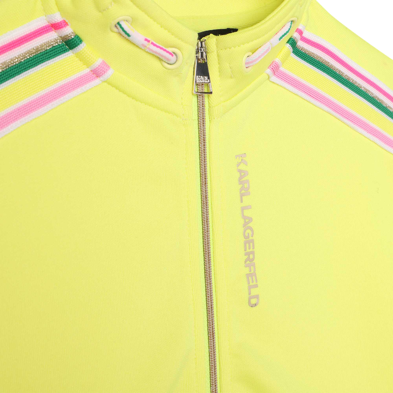Relaxed-fit track jacket KARL LAGERFELD KIDS 
                    GIRL