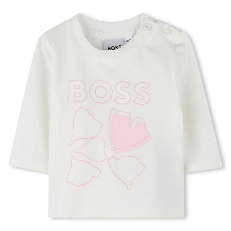 Petal Print T-Shirt BOSS 
                    GIRL