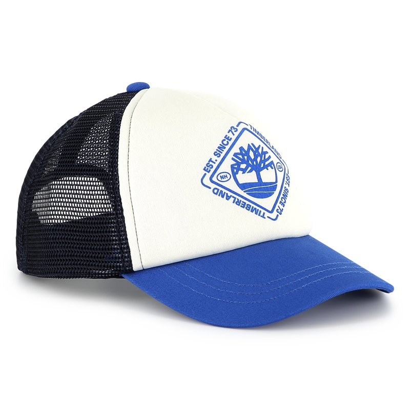 Tricolor bi-material cap TIMBERLAND 
                    BOY