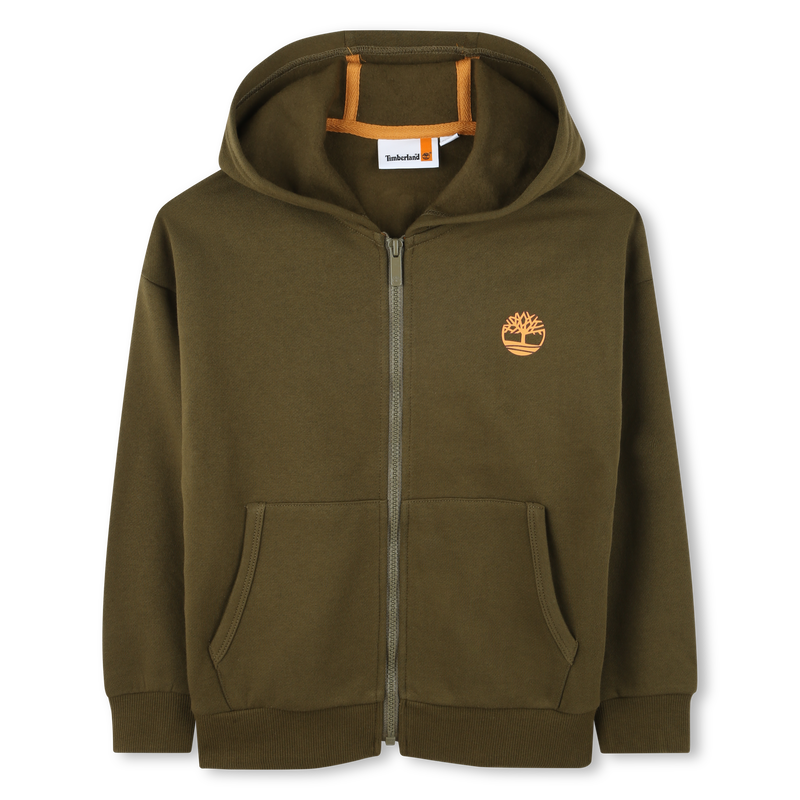 Hooded Fleece Cardigan TIMBERLAND 
                    BOY