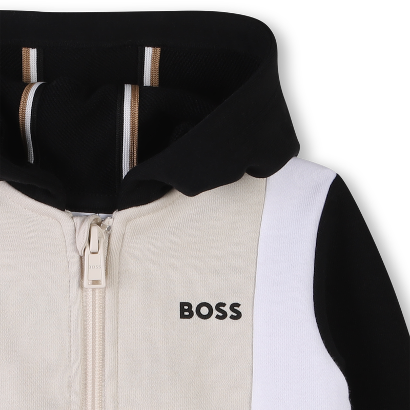 Zipped fleece sweatshirt BOSS 
                    BOY