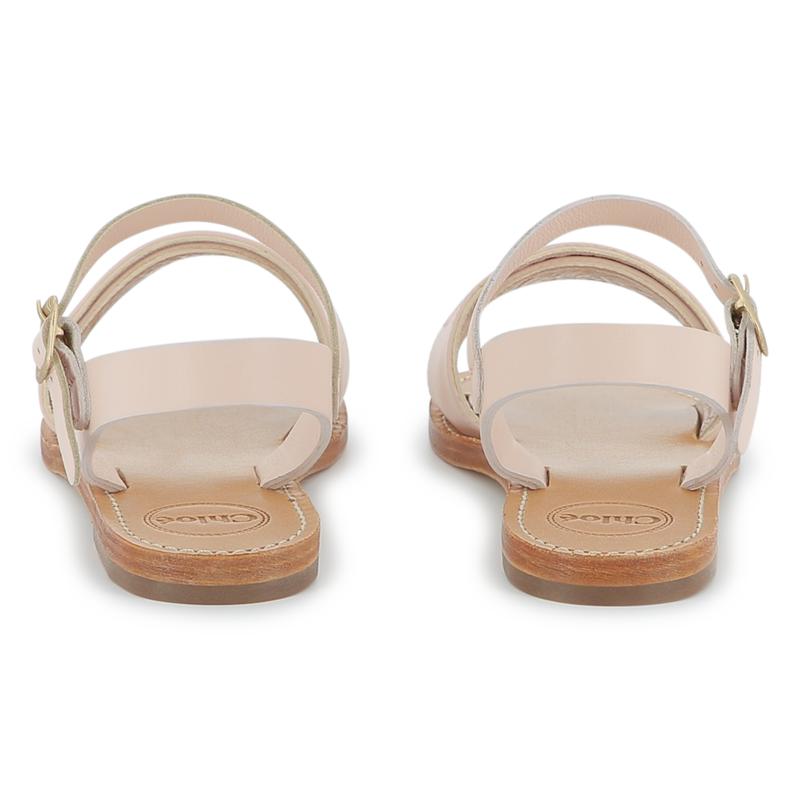 Buckled leather sandals CHLOE 
                    GIRL