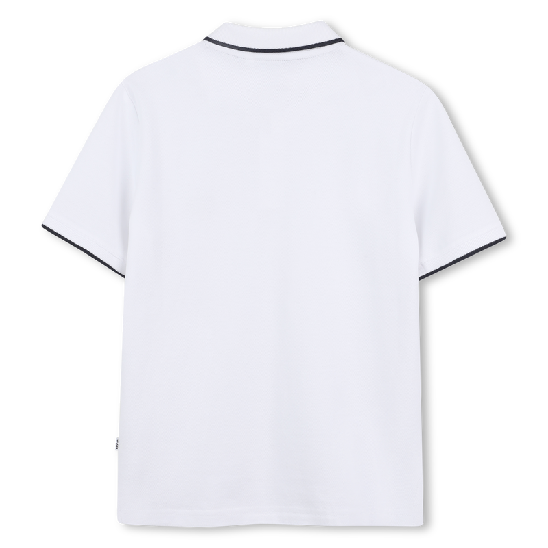 Straight cotton polo shirt BOSS 
                    BOY