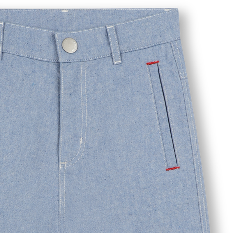 Cotton trousers with pockets KENZO KIDS 
                    BOY