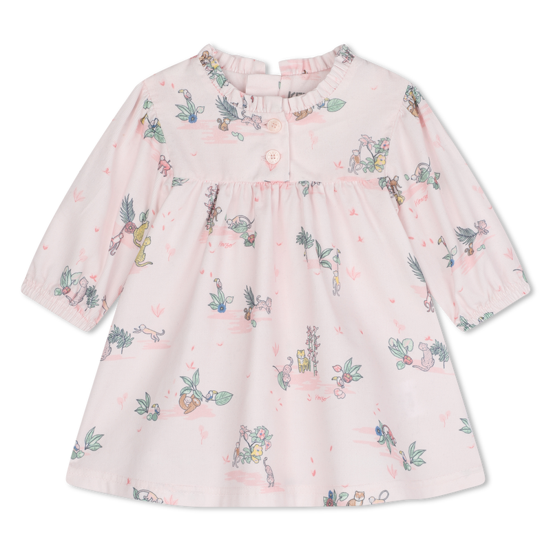 Cotton Leggings & Dress KENZO KIDS 
                    GIRL
