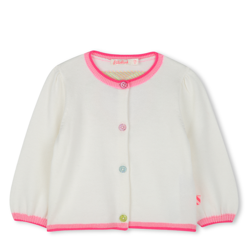 Cotton button-up cardigan BILLIEBLUSH 
                    GIRL