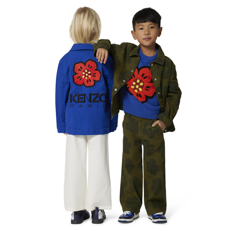Graphic print knit pullover KENZO KIDS 
                    BOY