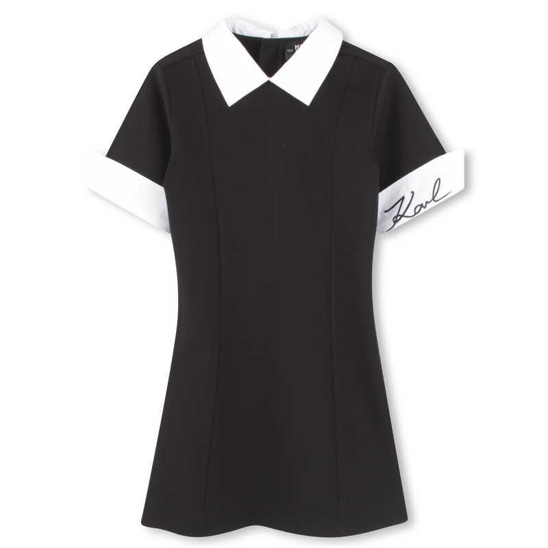 Short-sleeved dress KARL LAGERFELD KIDS 
                    GIRL