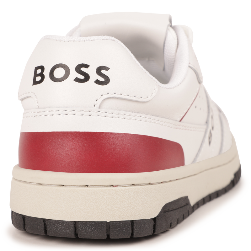 Lace-Up Leather Sneakers BOSS 
                    BOY