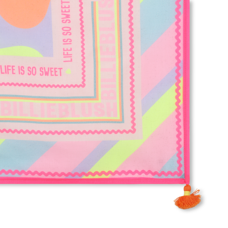 Printed square scarf BILLIEBLUSH 
                    GIRL