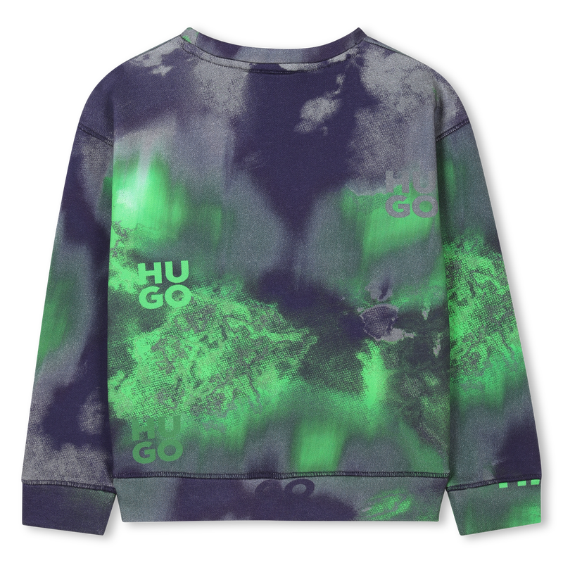 Round-neck printed sweatshirt HUGO 
                    BOY