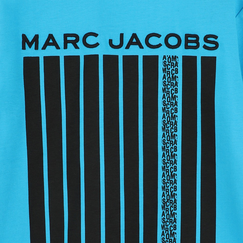 Two-tone cotton T-shirt THE MARC JACOBS 
                    BOY