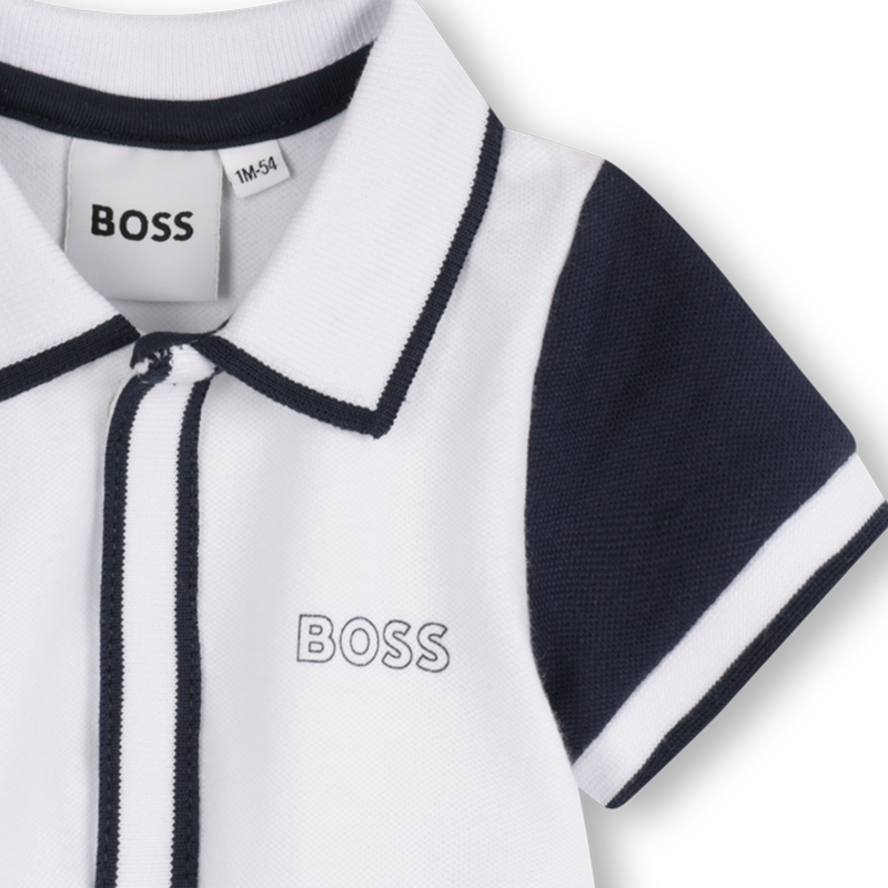 Short color-block romper BOSS 
                    BOY