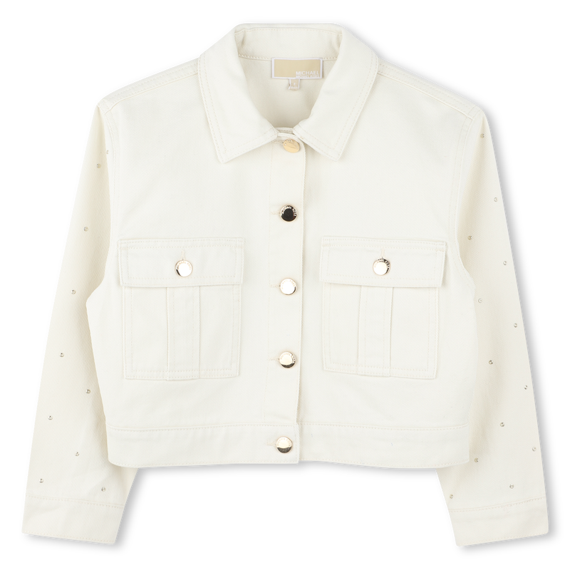 Cotton twill jacket MICHAEL KORS 
                    GIRL