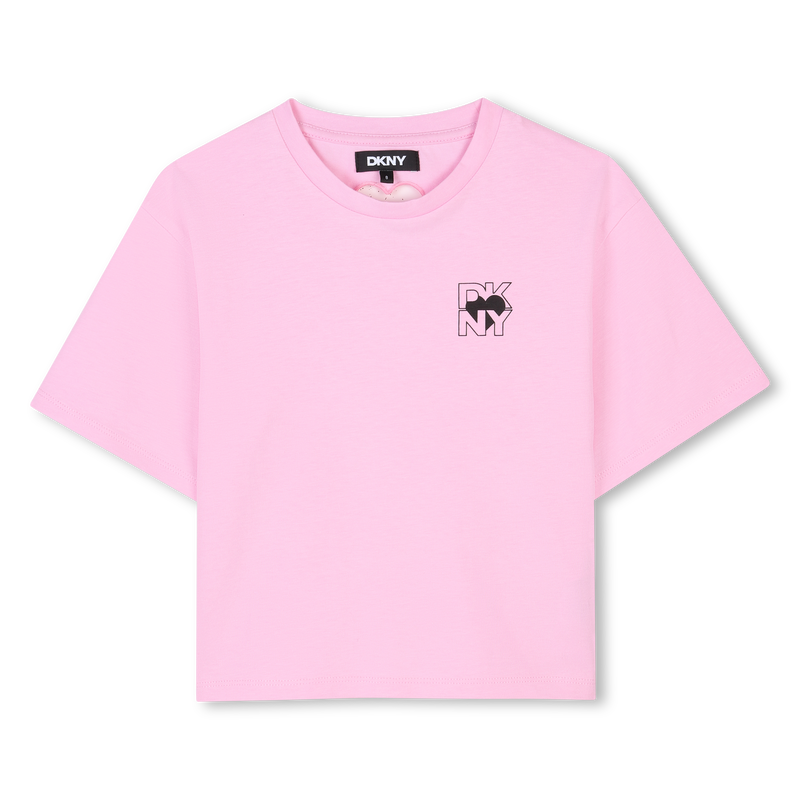 Short-sleeved cotton T-shirt DKNY 
                    GIRL