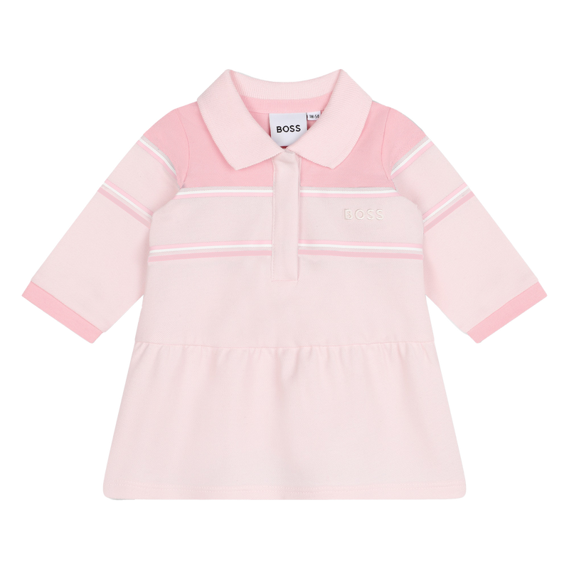 Dropped-Waist Polo Dress BOSS 
                    GIRL