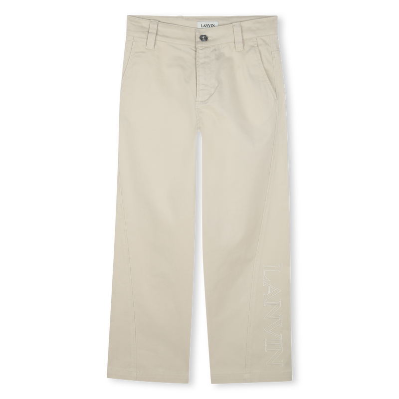 Baggy cotton trousers LANVIN 
                    BOY