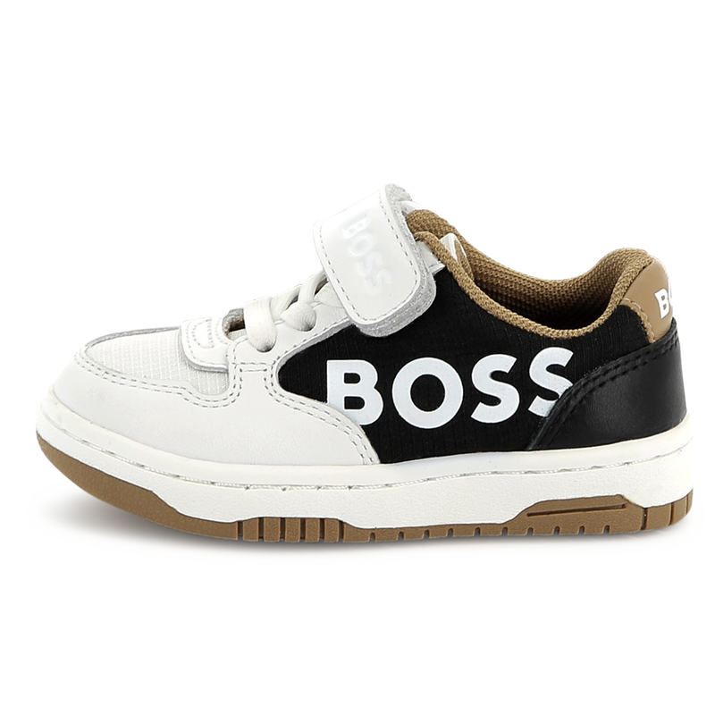 Leather lace-up sneakers BOSS 
                    BOY