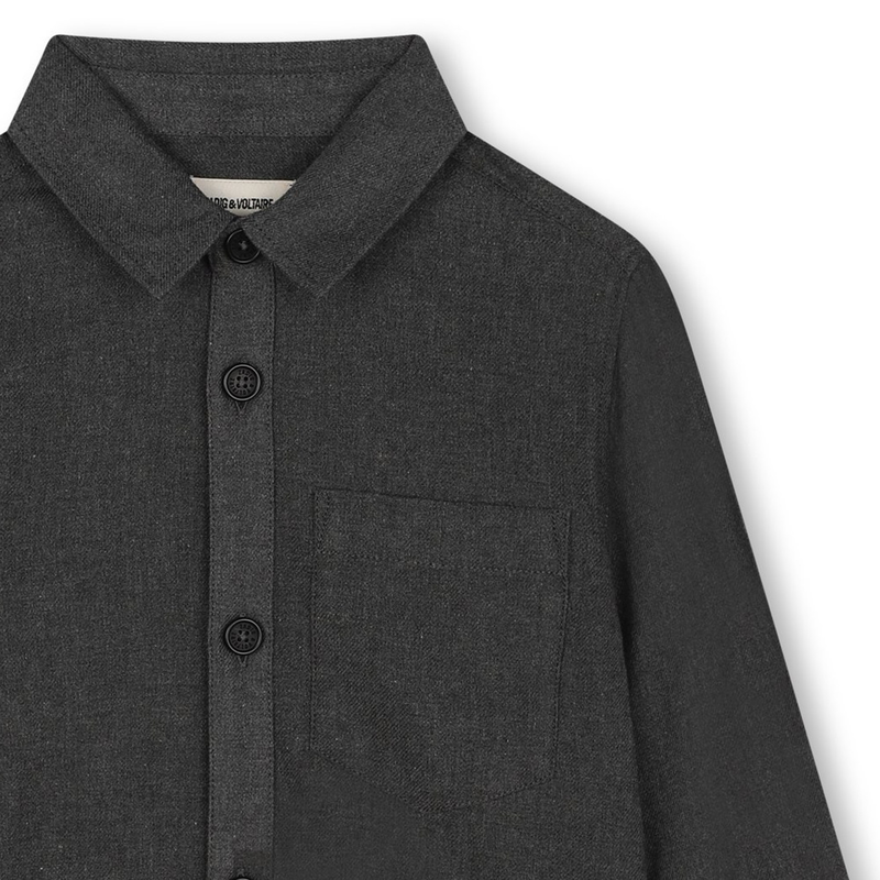Long-Sleeved Embroidered Shirt ZADIG & VOLTAIRE 
                    BOY