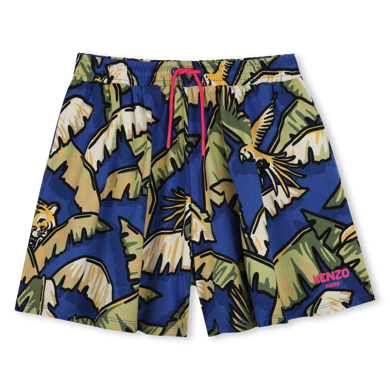Printed cotton shorts KENZO KIDS 
                    GIRL