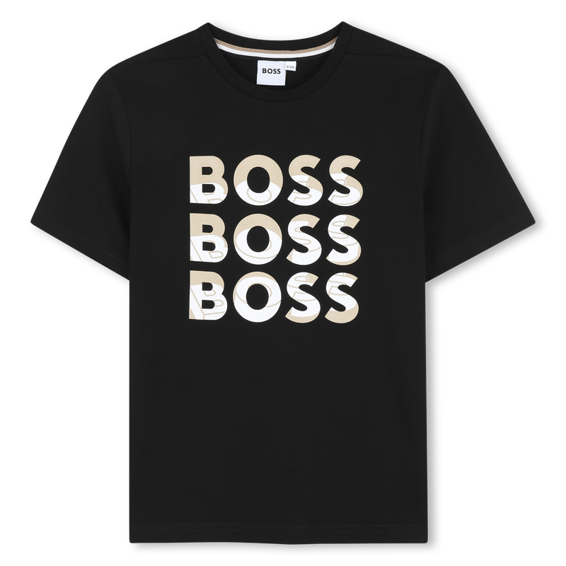Short-sleeved cotton T-shirt BOSS 
                    BOY
