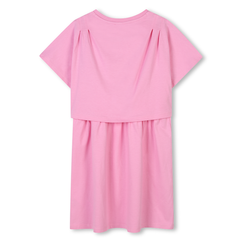 Layered Logo print dress KENZO KIDS 
                    GIRL