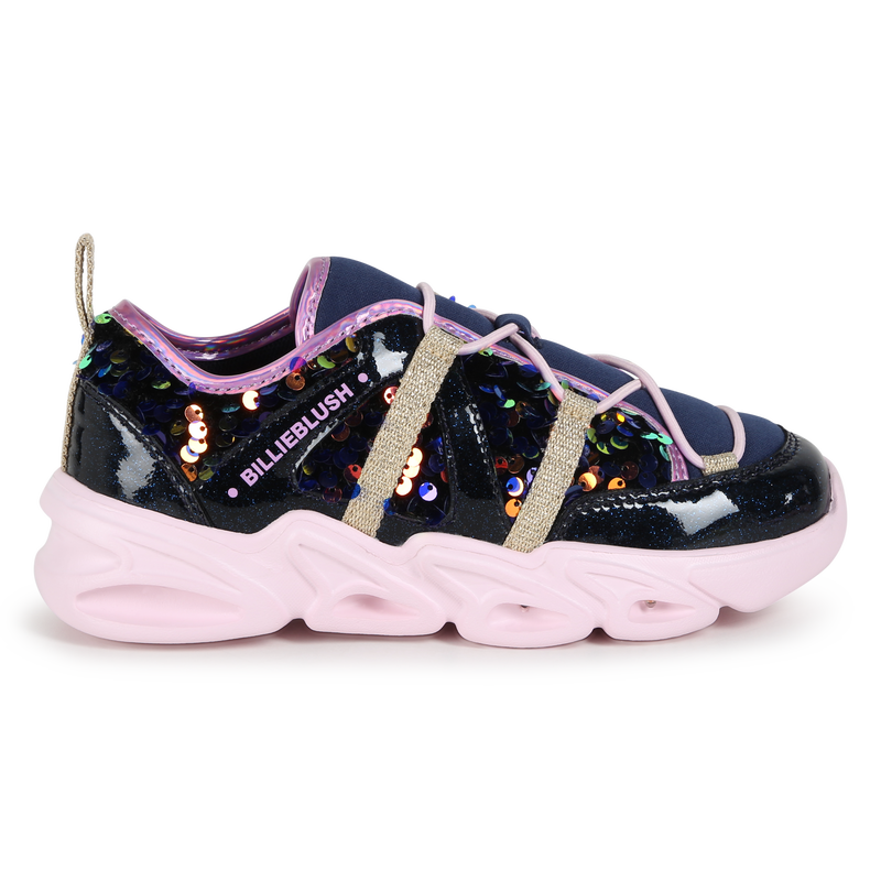 Elasticated Lace-Up Sneakers BILLIEBLUSH 
                    GIRL