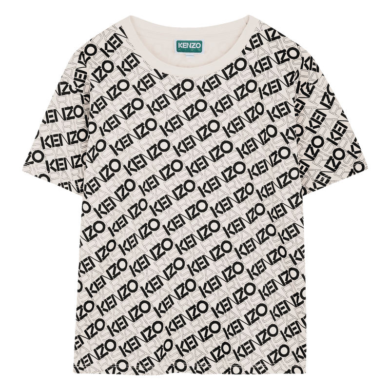 Printed cotton T-shirt KENZO KIDS 
                    BOY