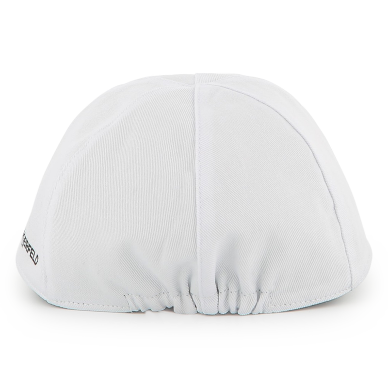 Reversible cotton cap KARL LAGERFELD KIDS 
                    BOY