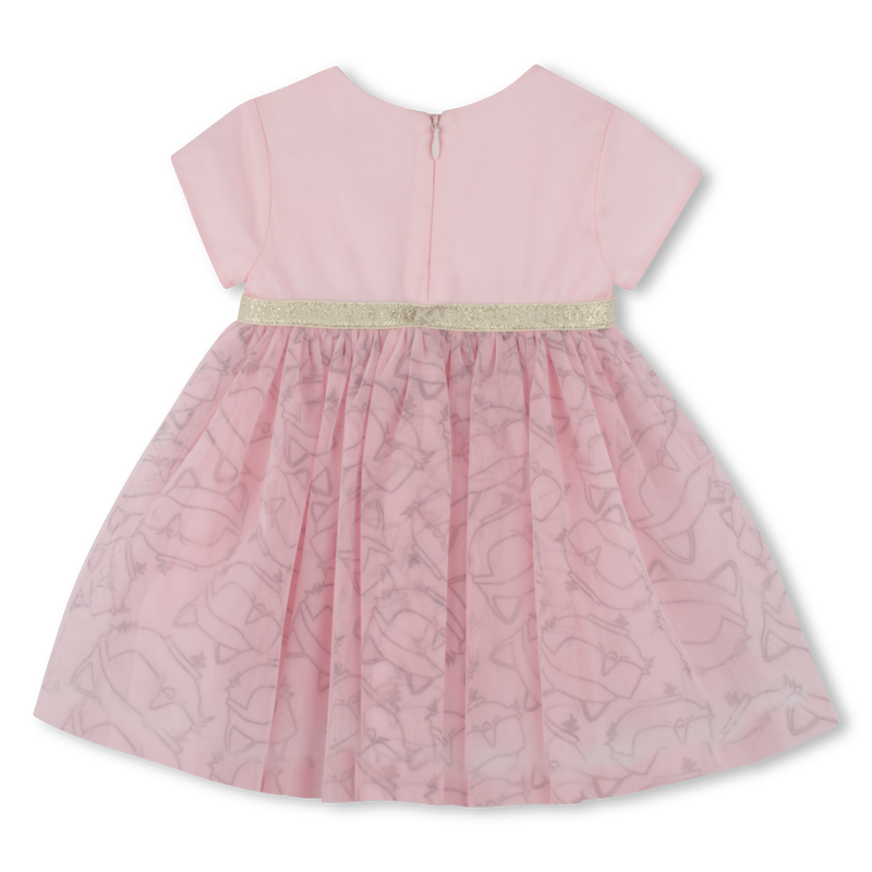 Formal dress with print KARL LAGERFELD KIDS 
                    GIRL