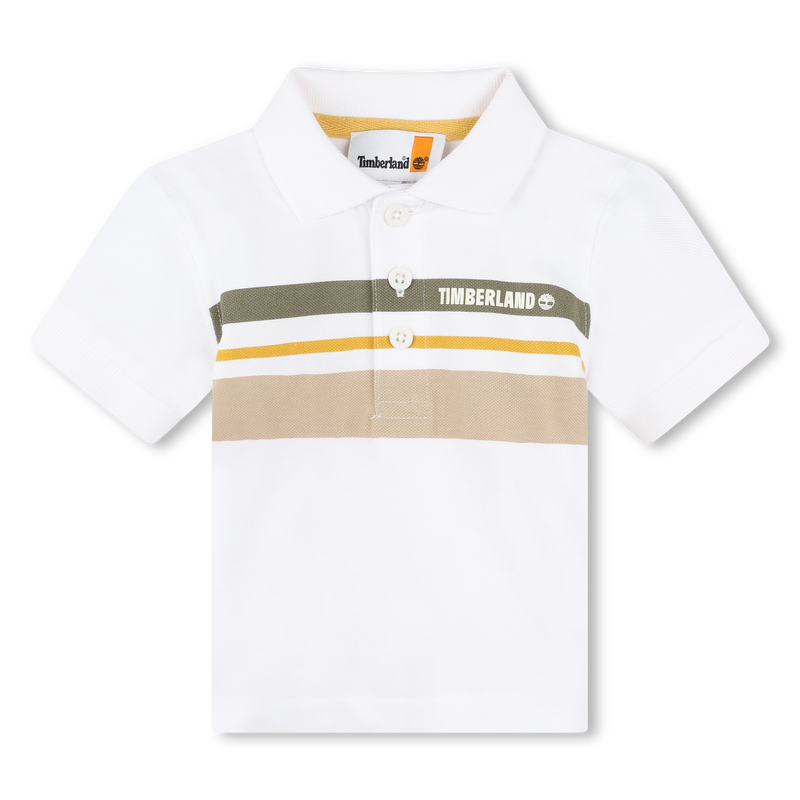 Short-Sleeved Cotton Polo TIMBERLAND 
                    BOY