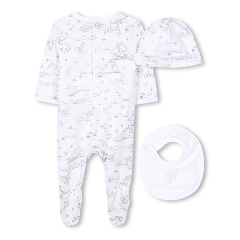 Pajamas, bib and hat set GIVENCHY 
                    UNISEX