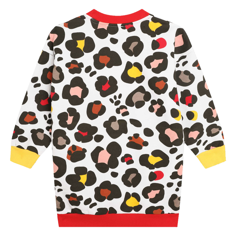 Printed fleece dress KENZO KIDS 
                    GIRL