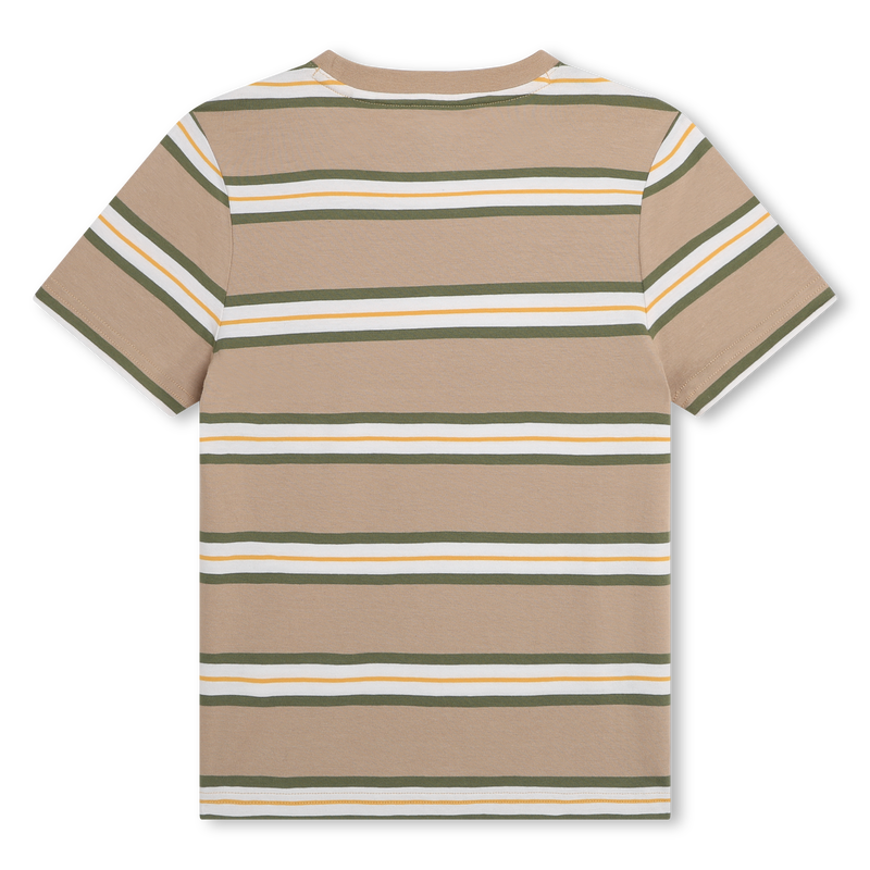 Striped Cotton T-Shirt TIMBERLAND 
                    BOY