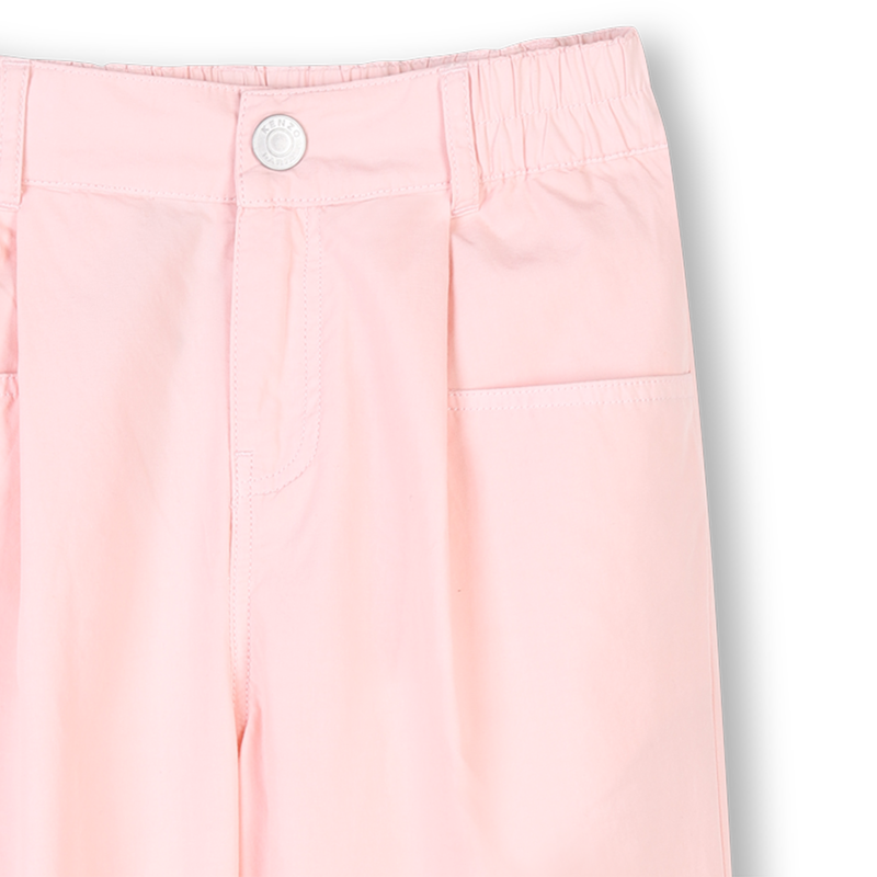Flared poplin trousers KENZO KIDS 
                    GIRL