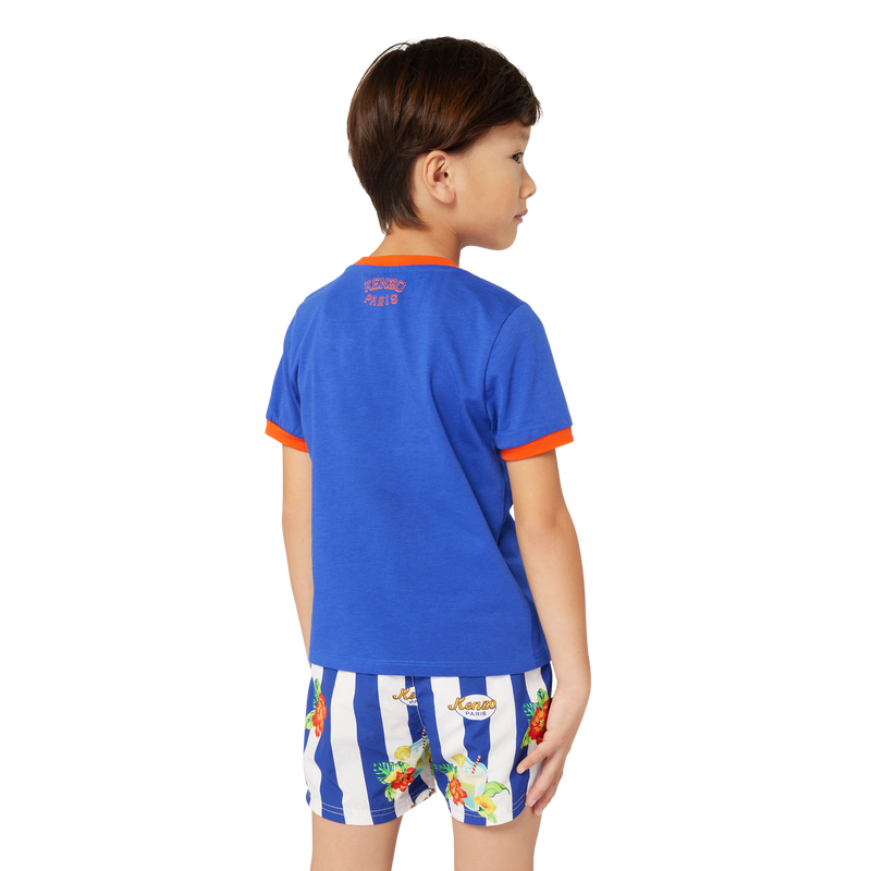 Long cotton shorts KENZO KIDS 
                    BOY