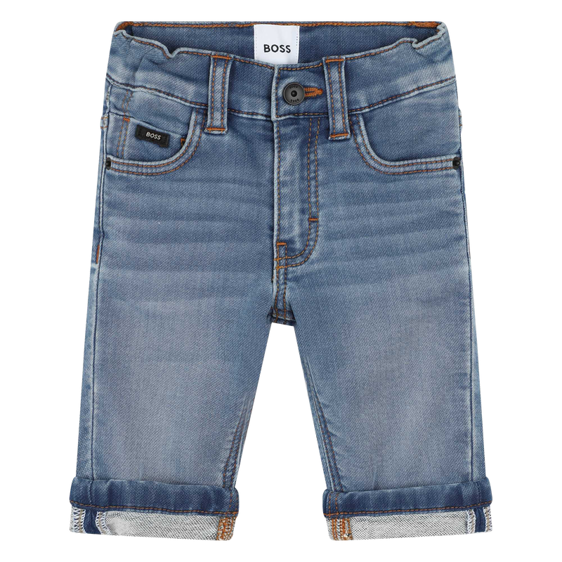 Cotton & Lyocell Jeans BOSS 
                    BOY