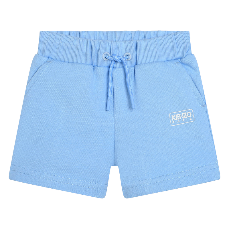 Lined Bermuda logo shorts KENZO KIDS 
                    BOY