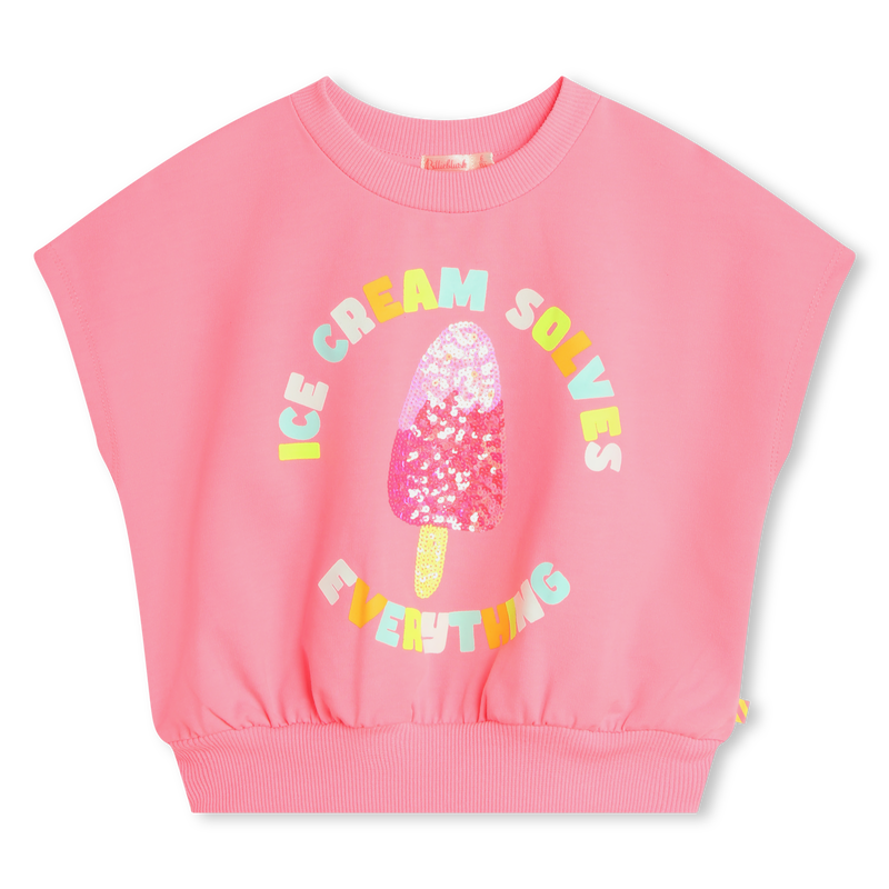 Short-sleeved sweatshirt BILLIEBLUSH 
                    GIRL