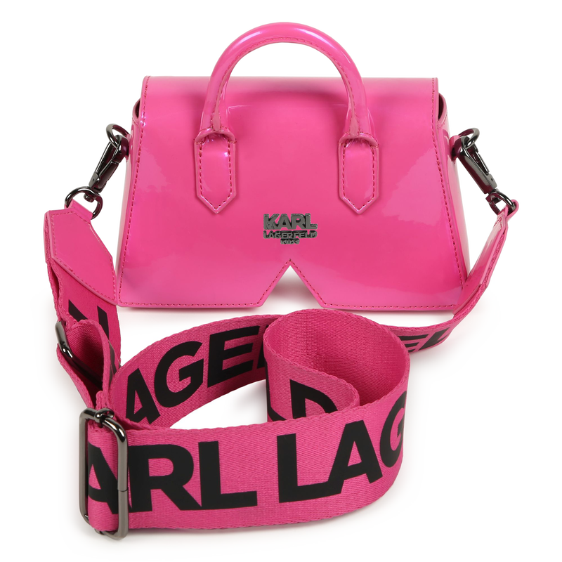 Shiny Textile Handbag KARL LAGERFELD KIDS 
                    GIRL