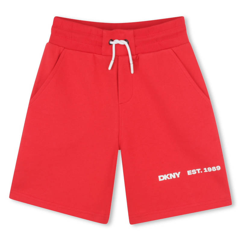 Cotton fleece Bermuda shorts DKNY 
                    BOY
