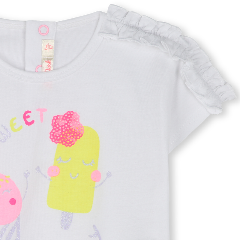 Short-sleeved cotton T-shirt BILLIEBLUSH 
                    GIRL