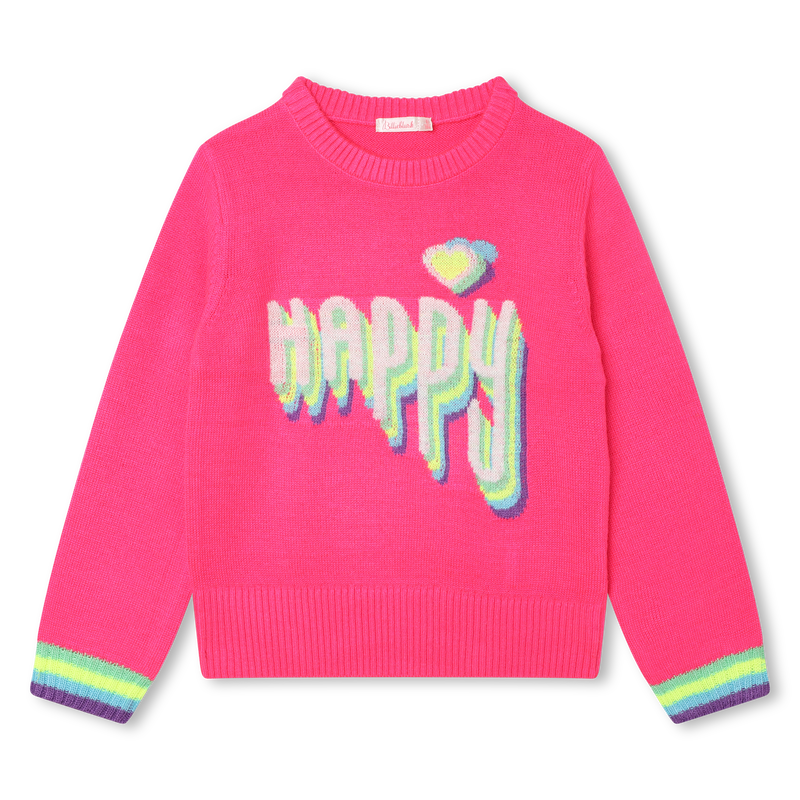 Knit graphic pullover BILLIEBLUSH 
                    GIRL